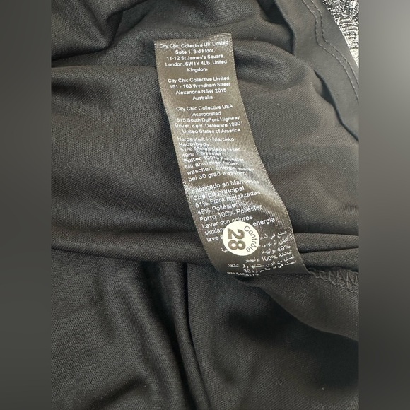 EVANS Womens Black Lined Elastic Cuffs
Long Sleeve Round Neck Tunic Top Plus 14 - Picture 8 of 8